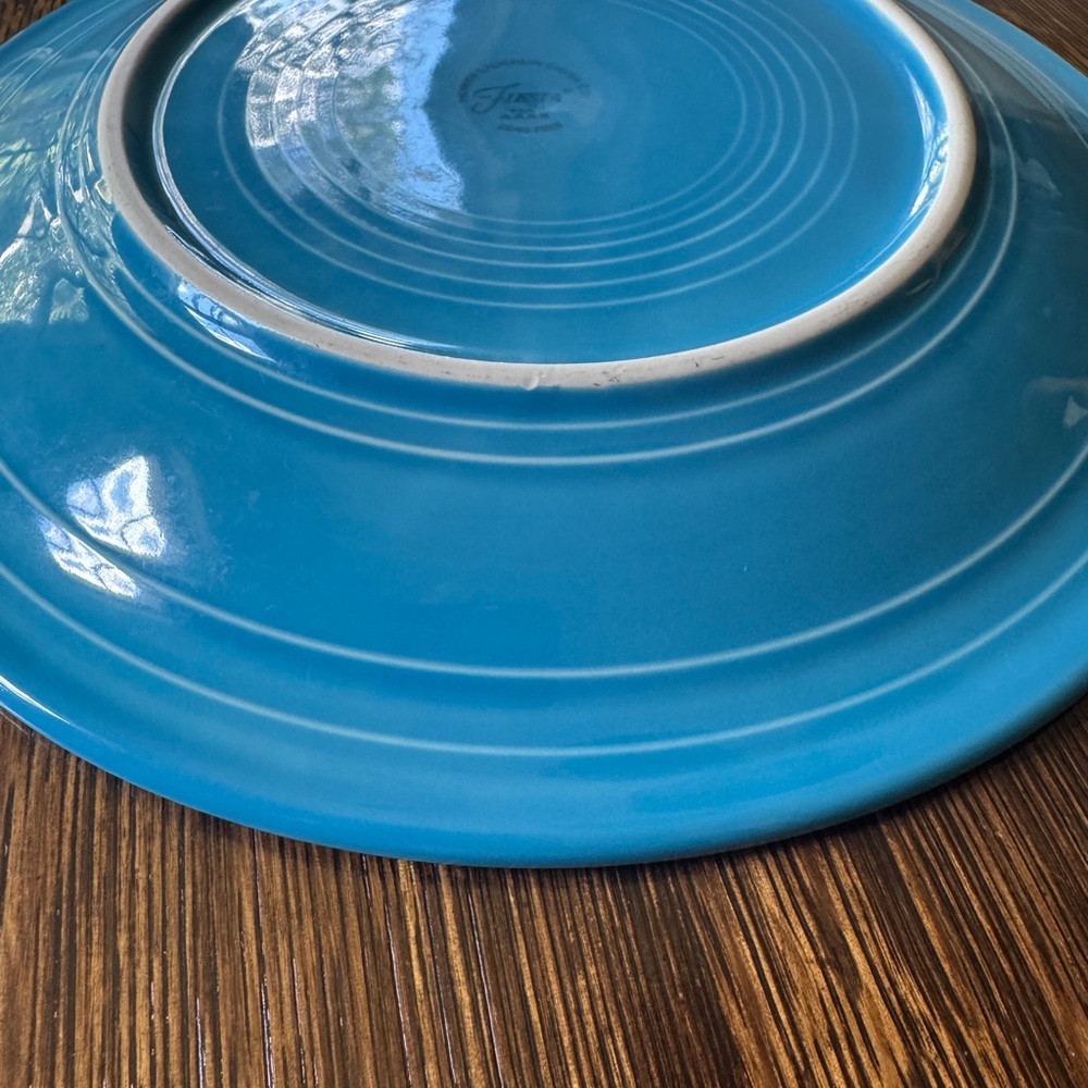 Plate 2005 Fiesta,PEACOCK (Discontinued), One Round Dinner Plate. GMC - Picture 6 of 6
